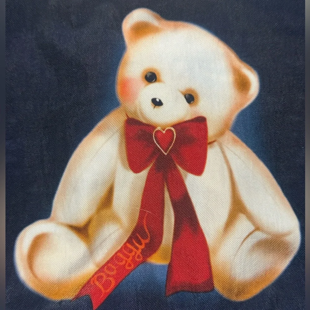 New! BAGGU medium crescent with a teddy bear graphic / new with tags! - Picture 3 of 16